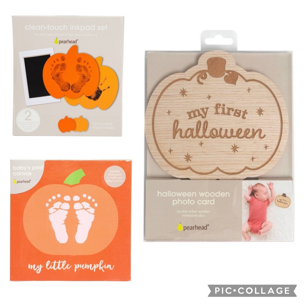 Pearhead My Little Pumpkin Footprint Kits & Photo Prop